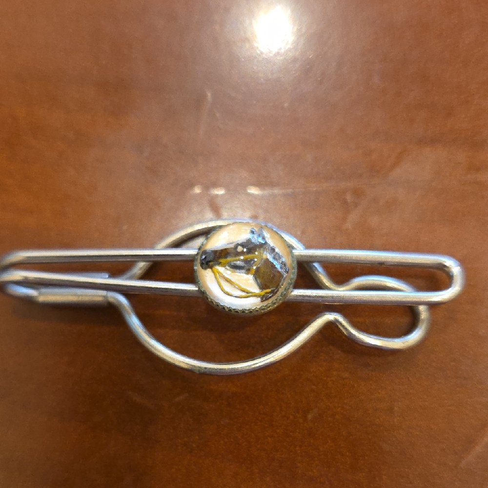 Money/Tie Clip With Horse Motif